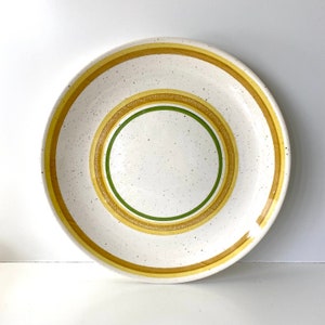 Royal China Carousel Cavalier Ironstone USA Platter/Chop Plate, Yellow
