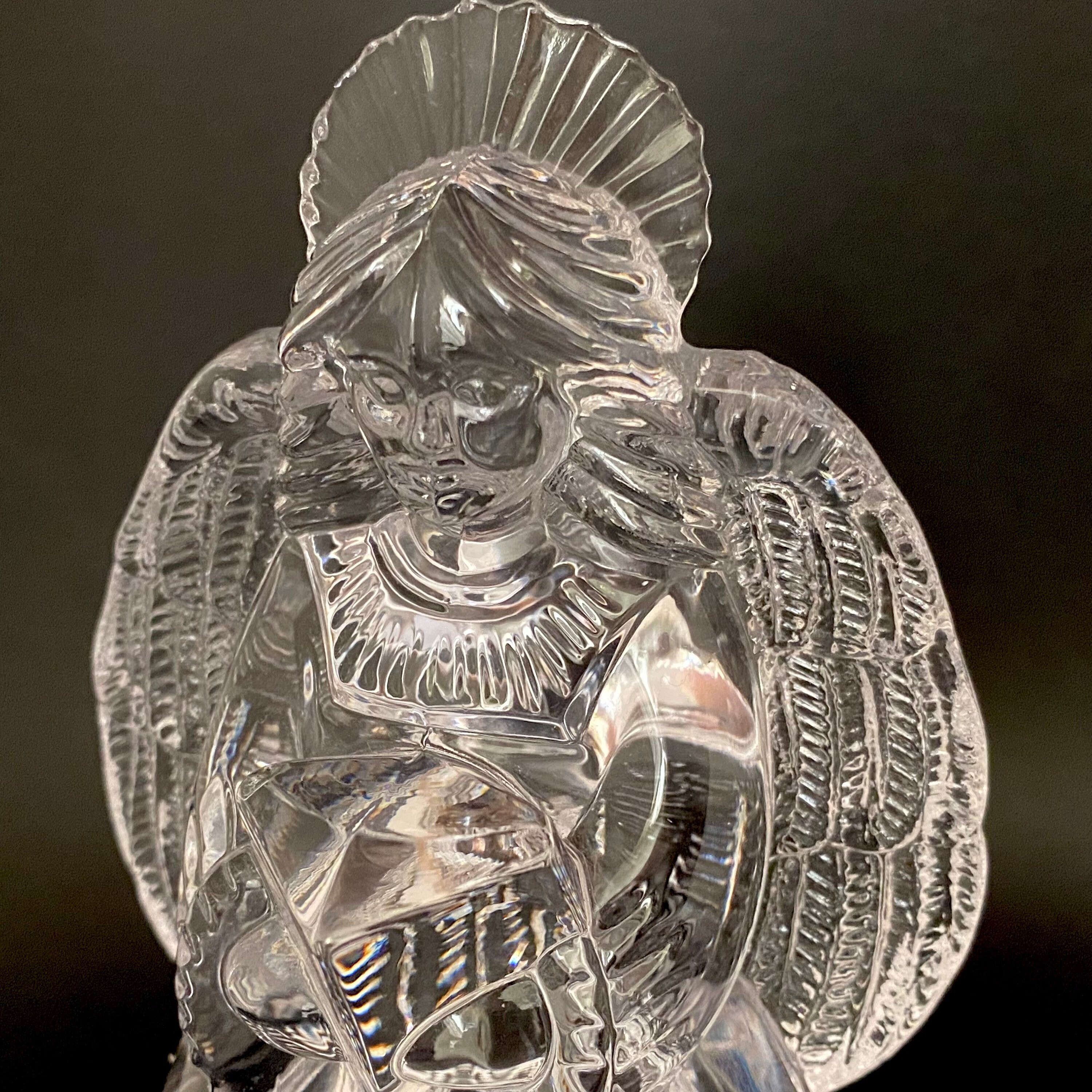 Mikasa Crystal Choir Angel Candle Holder Etsy