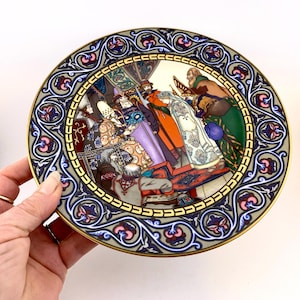 Villeroy & Boch Russian Fairy Tales, The Snow Maiden series, “Snegurochka at the Court of Tsar Berendei”, Heinrich Porzellan, Germany