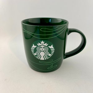 2020 Starbucks Mermaid Green Swirl Mug, 12oz