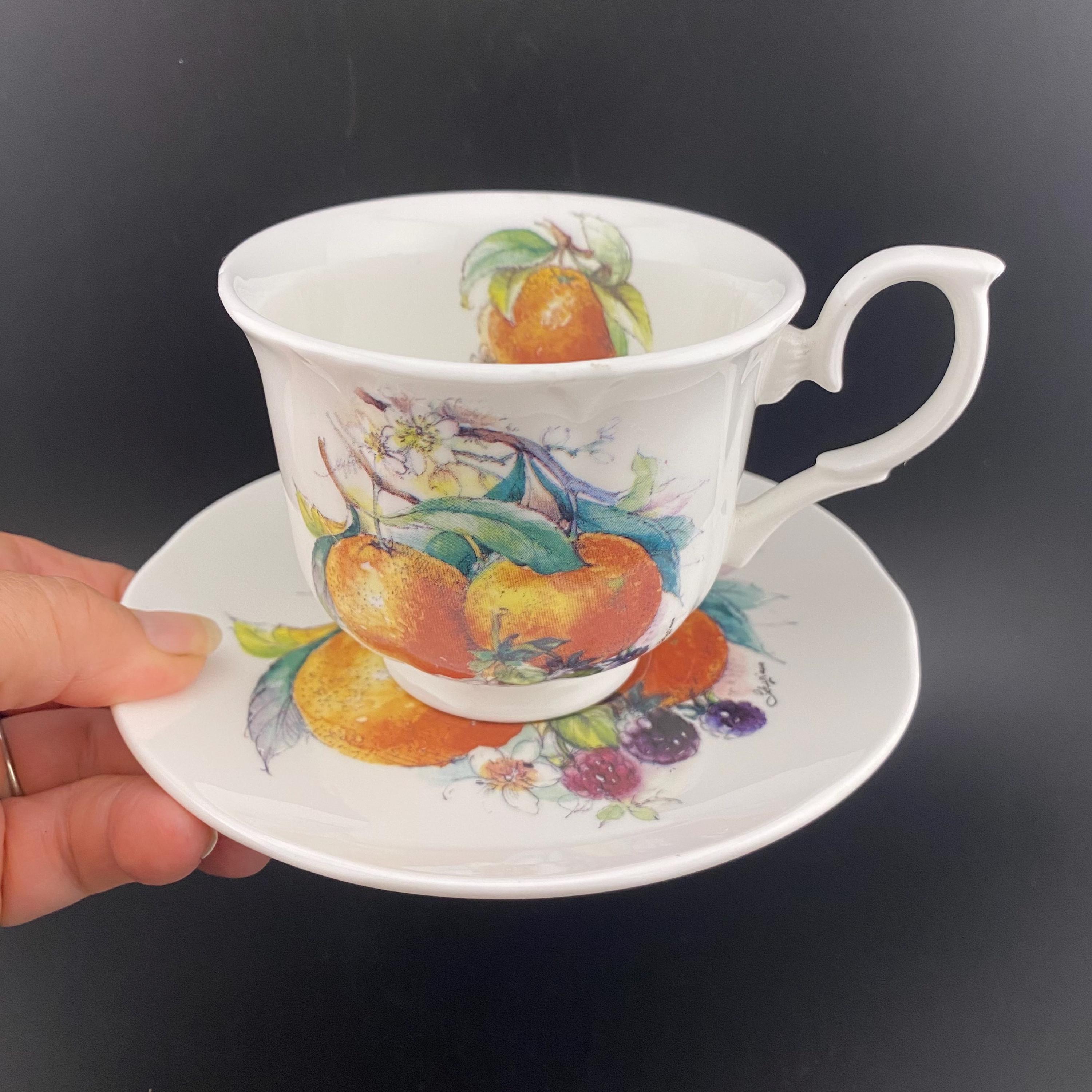 Royal worcester e カップ 果物 Royal Worcester イギリス製フルーツ