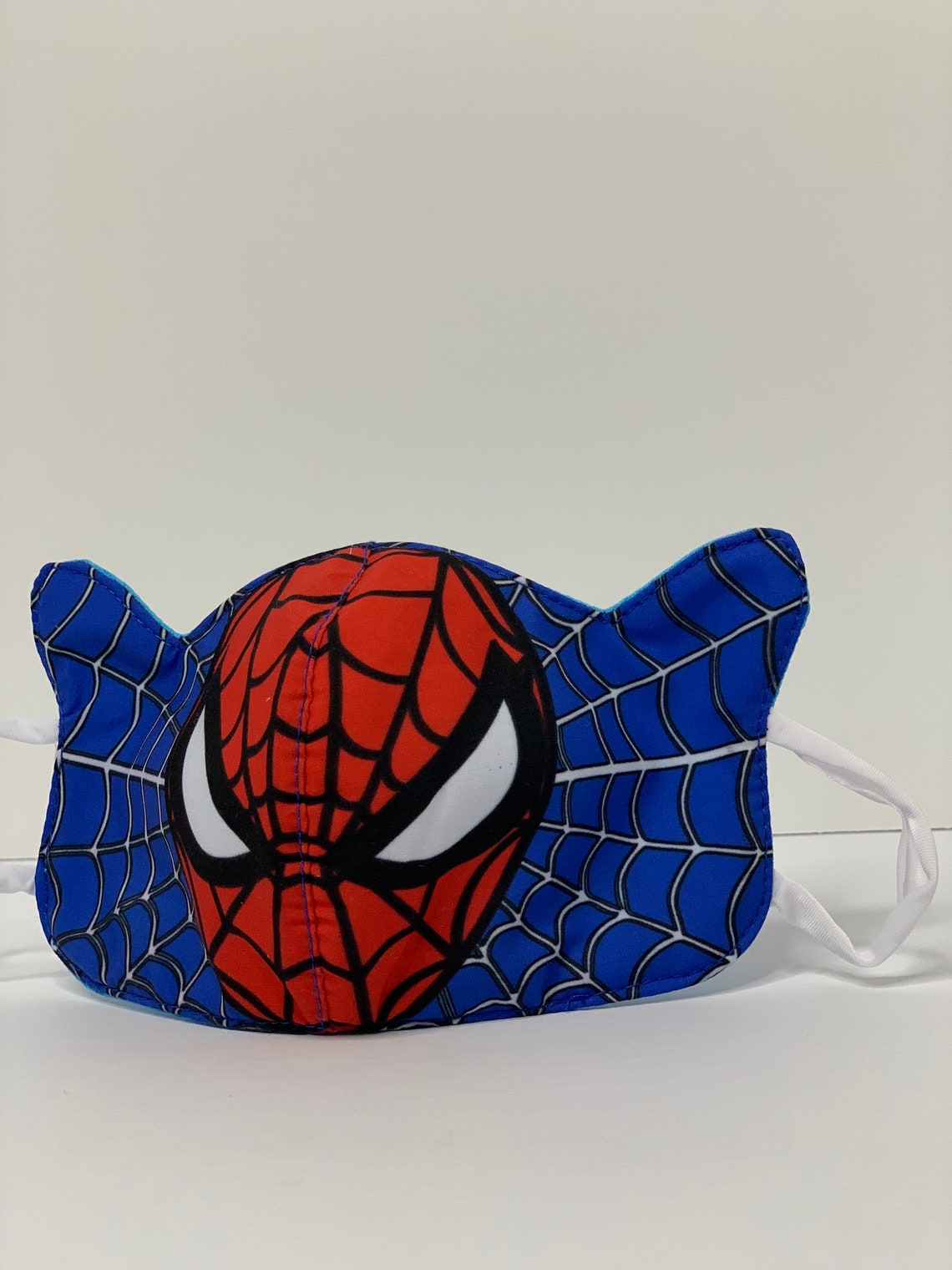 Super Hero Spider Man Face Mask With Filter 3 Layers | Etsy