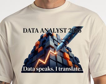 Class of 2026 Data Analyst Shirt, Data Speaks I Translate TShirt, Computer Science Graduation Gift, Software Engineer Tee, Programmer STEM
