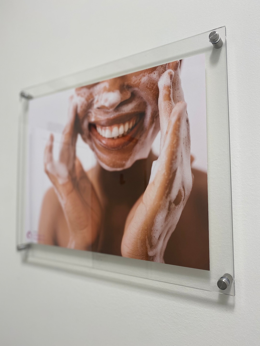 Custom Clear Acrylic Frames With Standoffs Etsy