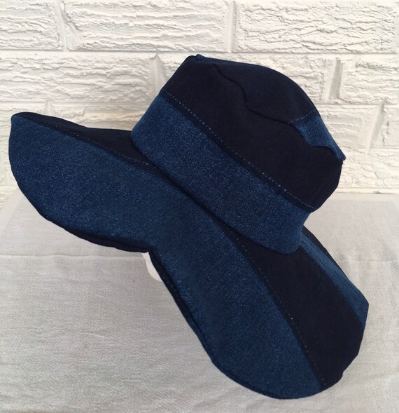 Blue Denim Hat | Etsy Australia