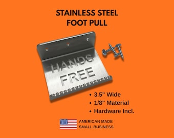 Hands-Free Foot Door Opener: Commercial Stainless Steel, MADE IN USA