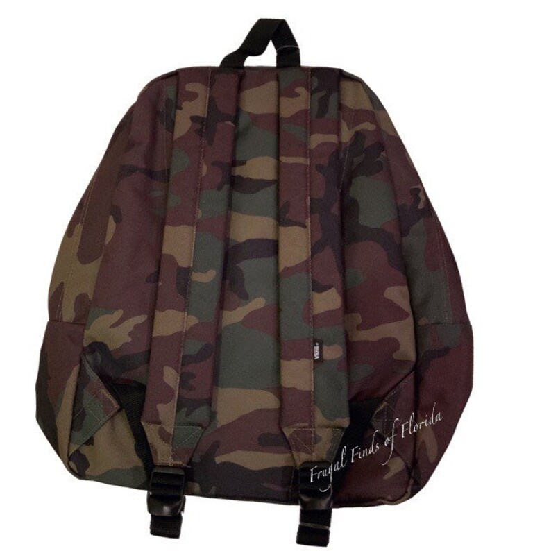 Vans Old Camo Backpack with Black Logo Patch Etsy