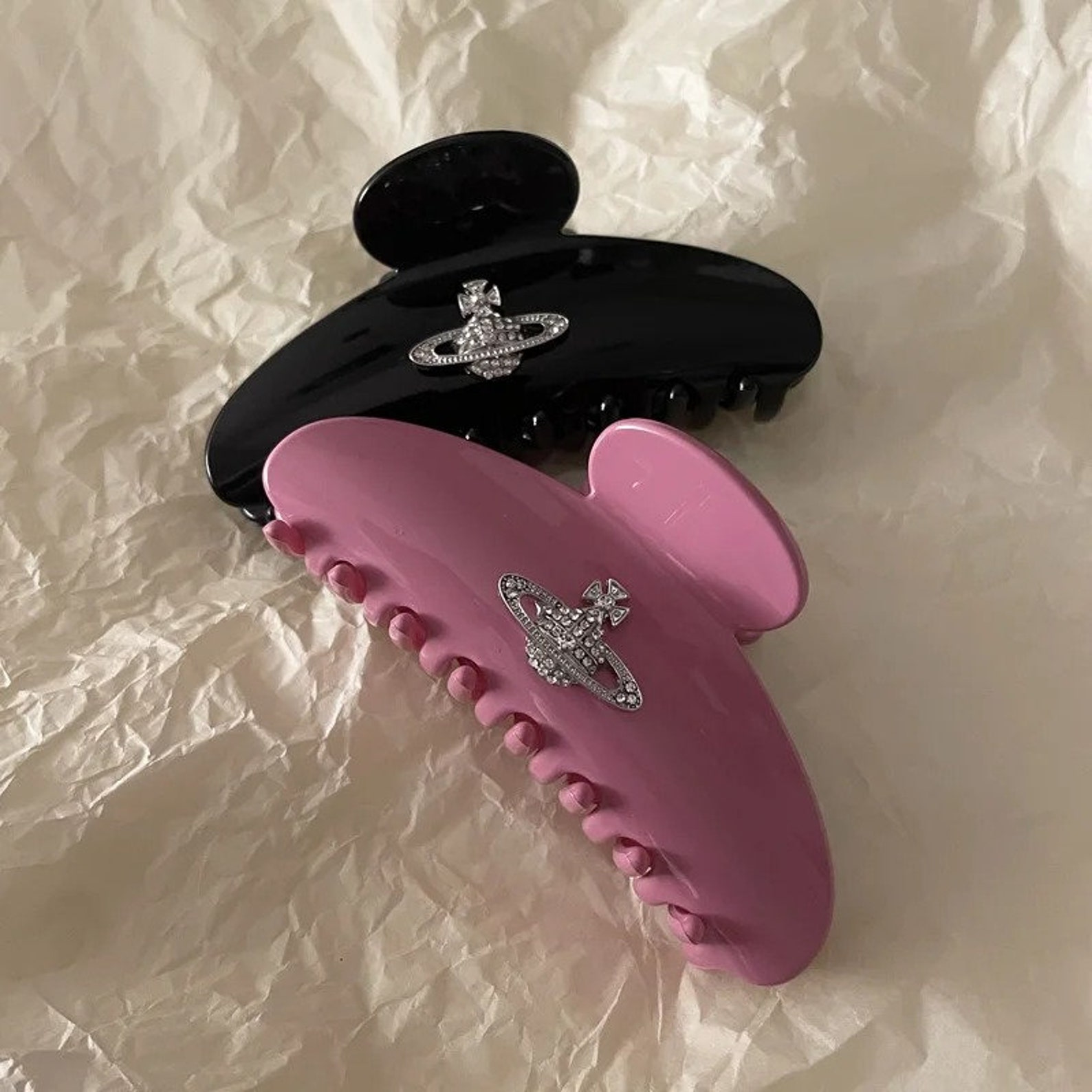 Vivienne Westwood Design Hair Claw Clip Y2K Vintage Style Etsy