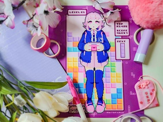 Ultimate Gamer Print | SDR2 Pixel Matte or Pink Holographic Small