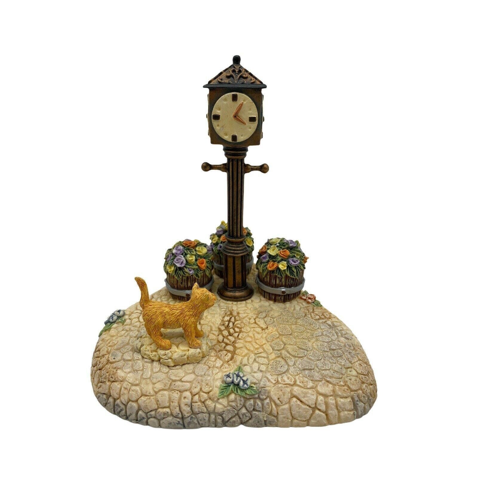 RARE Goebel Hummel Clock Tower w/Cat 818208 Mark 1056D Etsy