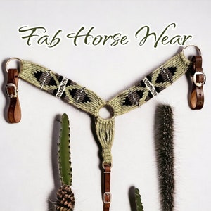 Mohair Breast Collar (Sage)