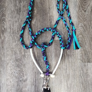 Lariat Rope Nose Mule Tape Halter (custom)