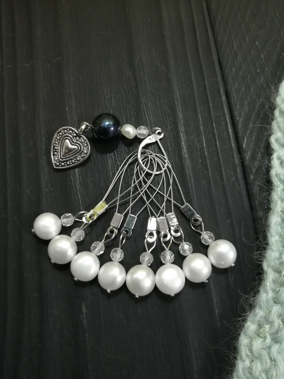 Amazing pearl markers for knittingknitting without Etsy