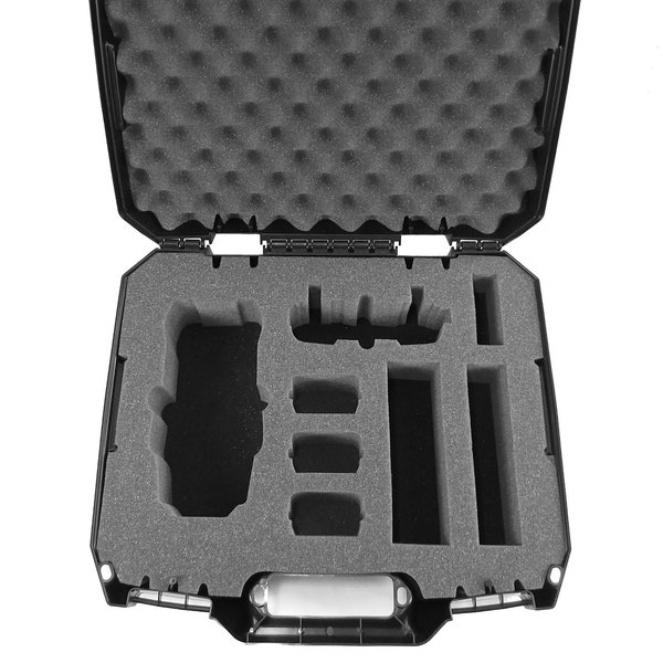 Casematix DroneSafe Quadcopter Case fits Dji Mavic Pro Foldable Drone Combo with Remote Control , Extra Batteries and Accessories