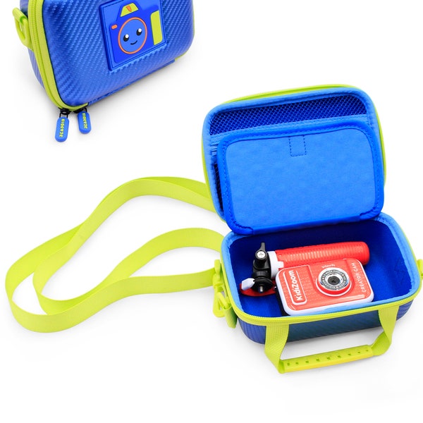 CM Toy Camera Case for VTech Kidizoom Creator Cam Video Camera and Vtech Kidizoom Camera Accessories, Includes Blue Case Only