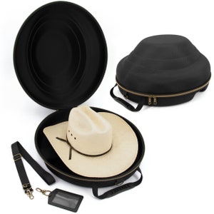 Vintage Boho Style Travel Hat Box / Brown Shoulder Round 