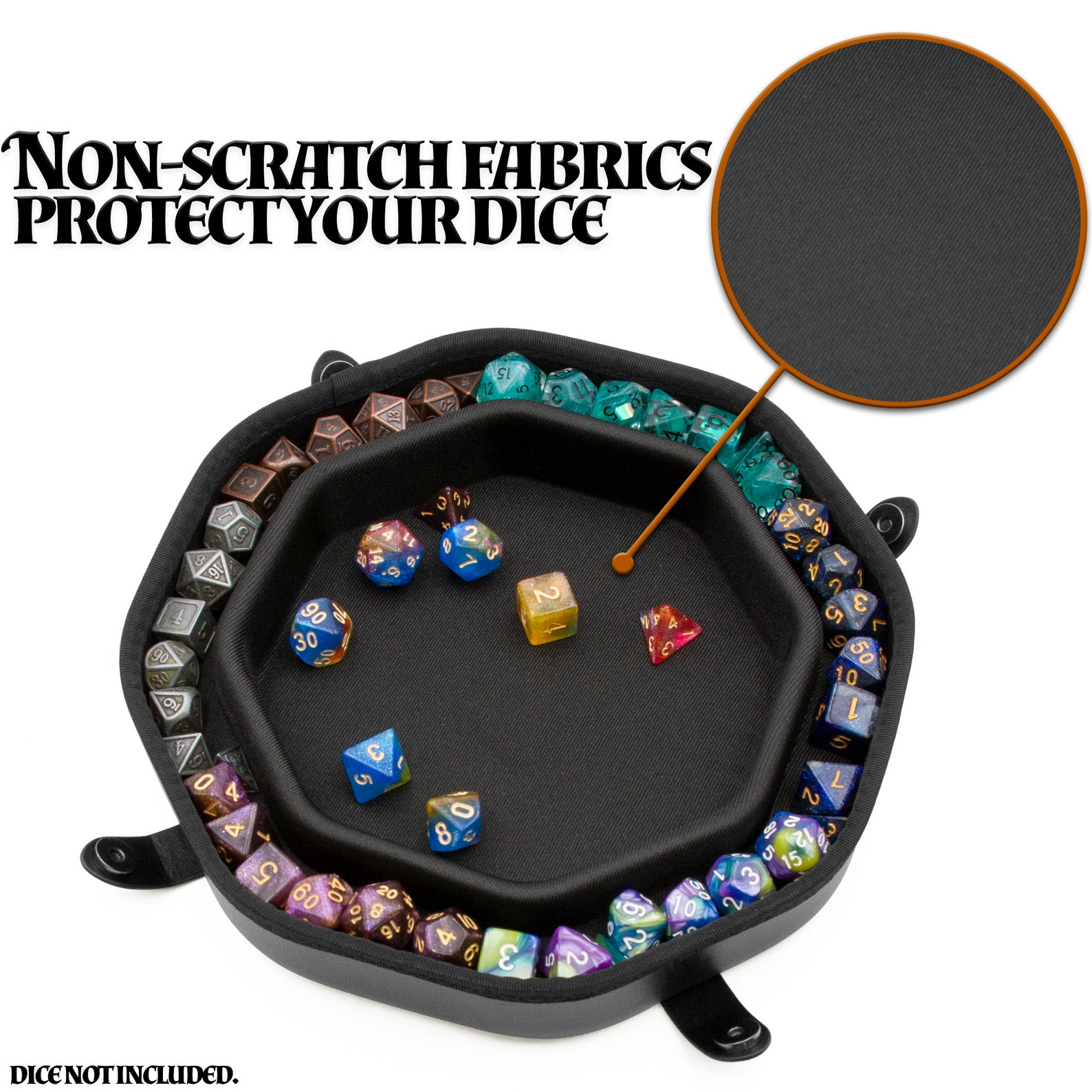 CM Dice Tray and Dice Storage Case for Up to 115 RPG Dice Etsy