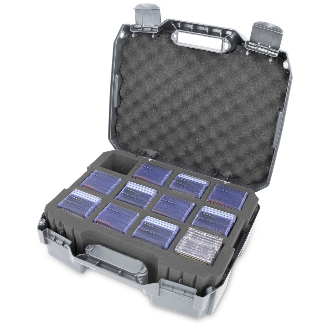 CASEMATIX XL Top Loader Card Storage Case for Trading Cards Fits 450