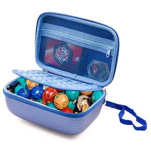 CM Travel Case for Bakugan Figures, BakuCores and Trading Cards - Hard Shell Toy Case holds Collectible Battle Figures - Includes Case Only