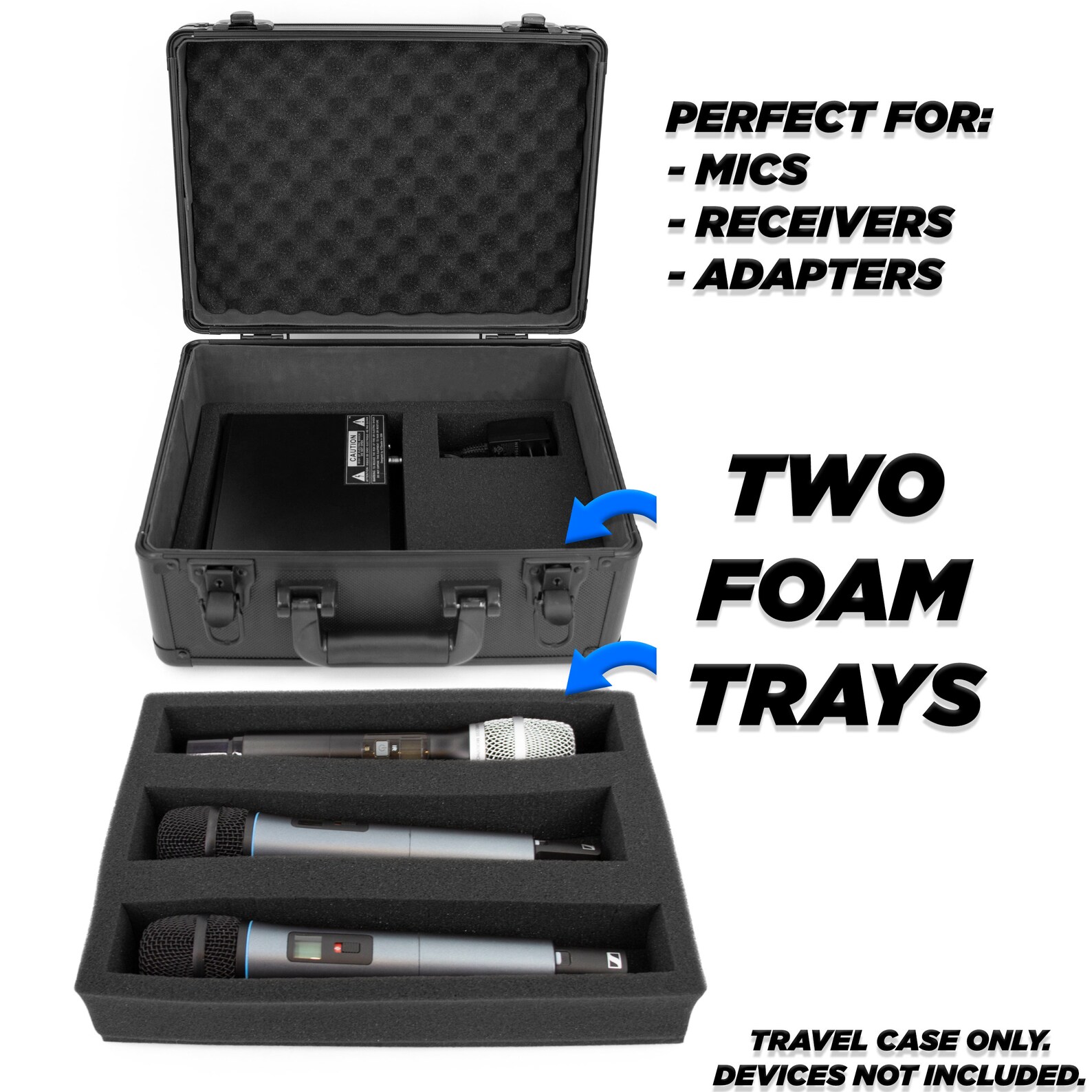 CASEMATIX 14 Locking Wireless Microphone Case Mic Case Etsy