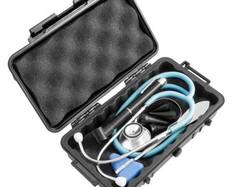 Airtight Medical Supplies Stethoscope Case fits Stethoscopes for Nurses Doctors, Led Otoscope , Percussion Hammer, Thermometer and More