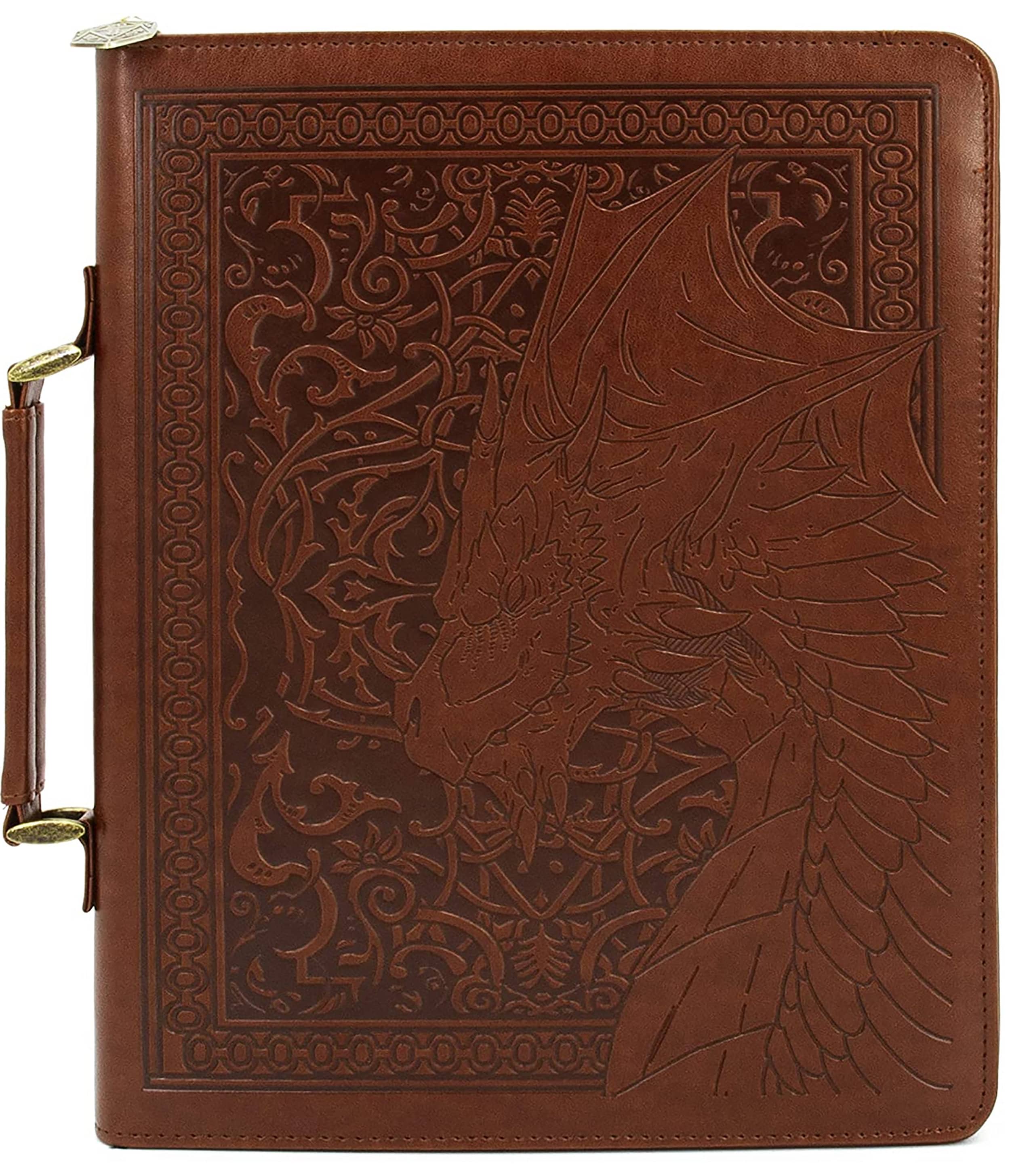 Mythrojan Handmade Leather Vintage Etched Cover Medieval Fantasy DnD  Journal: 0880165417420: : Office Products