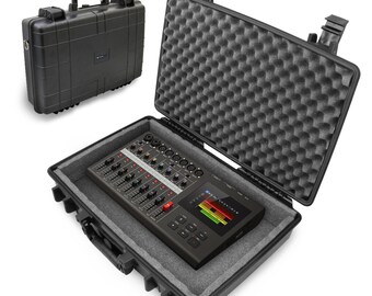 CM Travel Case for Zoom R20 Multi Track Tabletop Recorder with Mic and Accessories - Waterproof Carry Case for Portable Digital Mixer Only