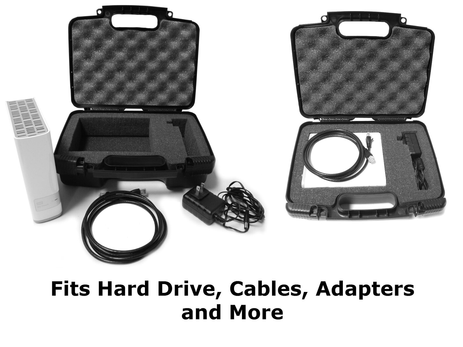 External USB Hard Drive Case With Customizable Foam Fits Etsy