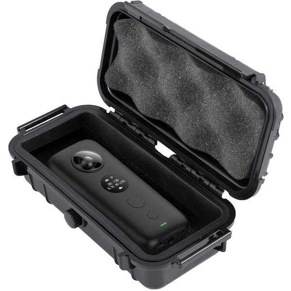 CASEMATIX 360 Action Cam Case for the Insta360 One X 360 Camera in Waterproof, Padded Hard Shell – Includes CASE ONLY