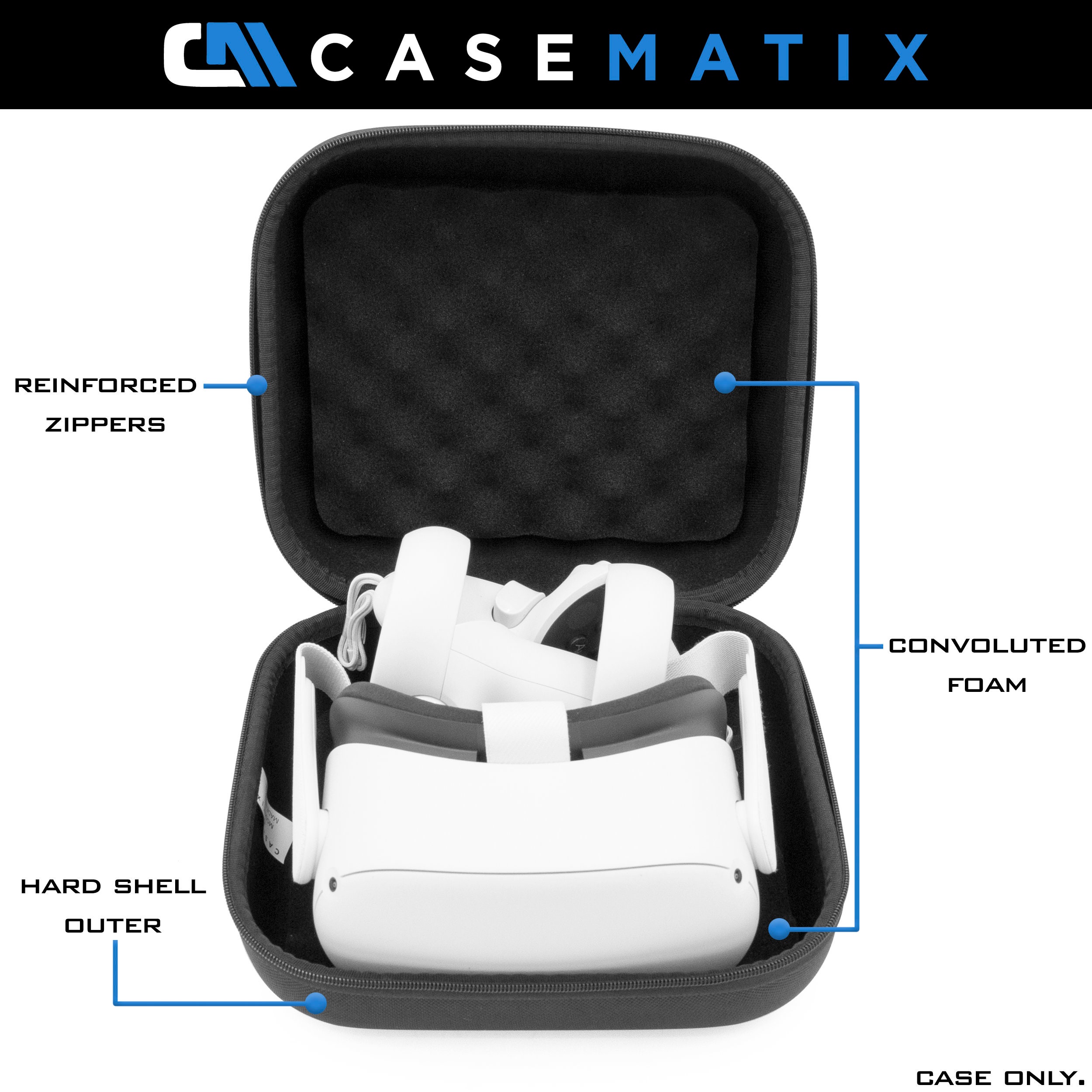 Casematix Hard Shell Oculus Quest 2 Case For Vr Headset And Etsy Casematix Hard Shell Oculus Quest 2 Case For Vr Headset And Etsy
