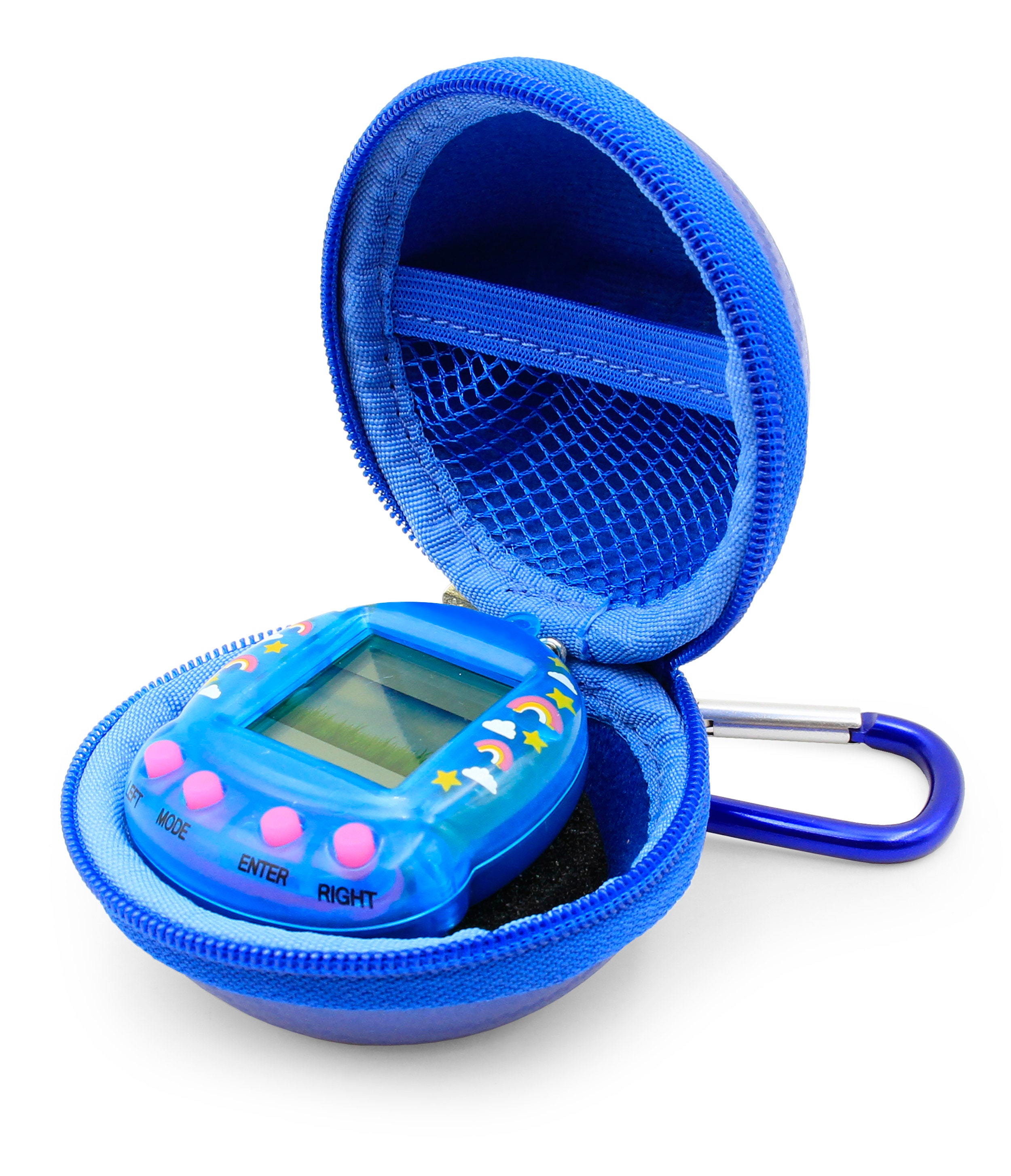 Compact Black Toy Tamagotchi On Case with Paded Foam Case Only by Casematix 