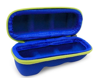 CM Travel Case for Asthma Inhaler for Adults and More, Includes Case Only for Emergency and Daily Medicinal Purposes, Blue/Green