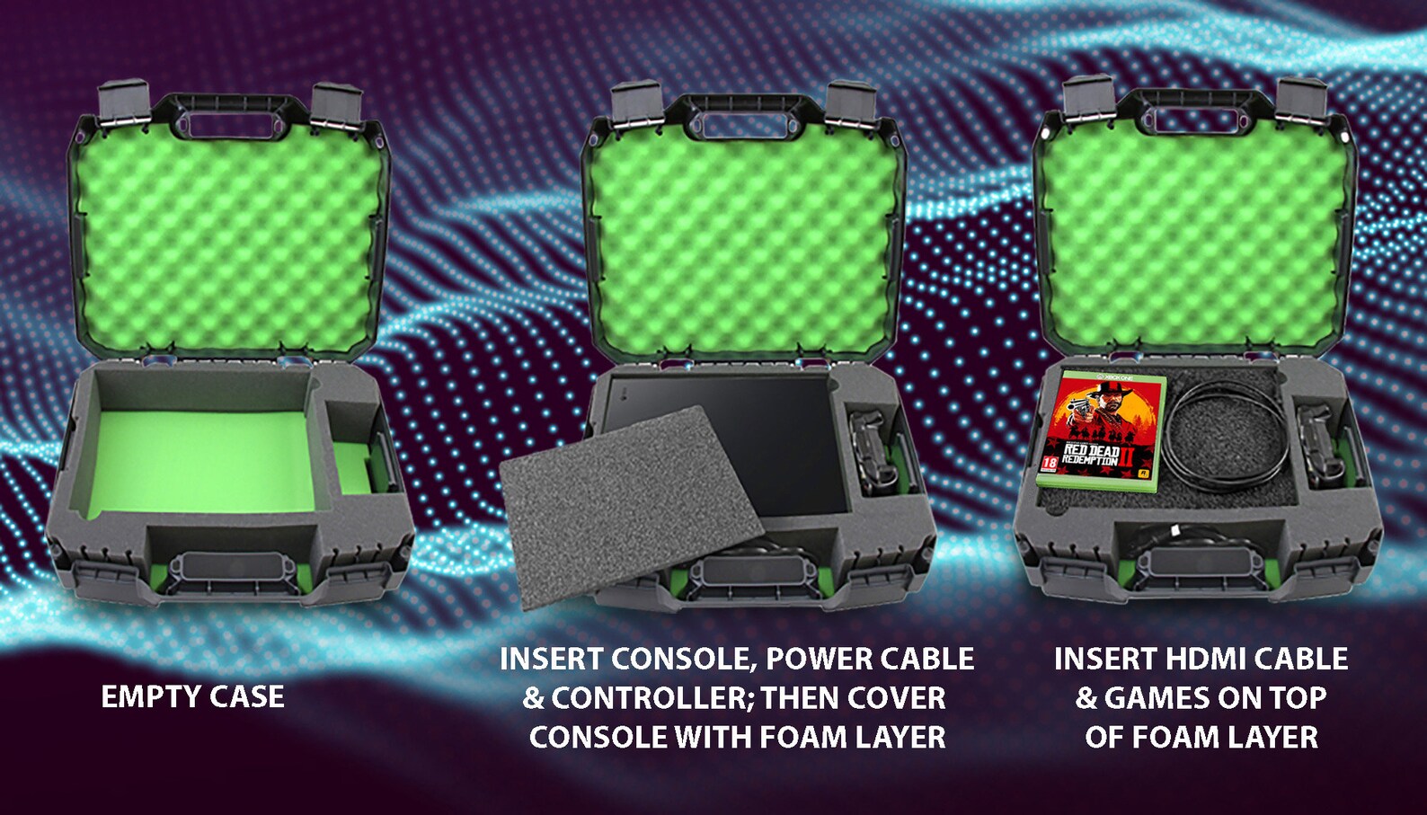 CASEMATIX Console Carry Case Fits Xbox One X 1TB Console Etsy