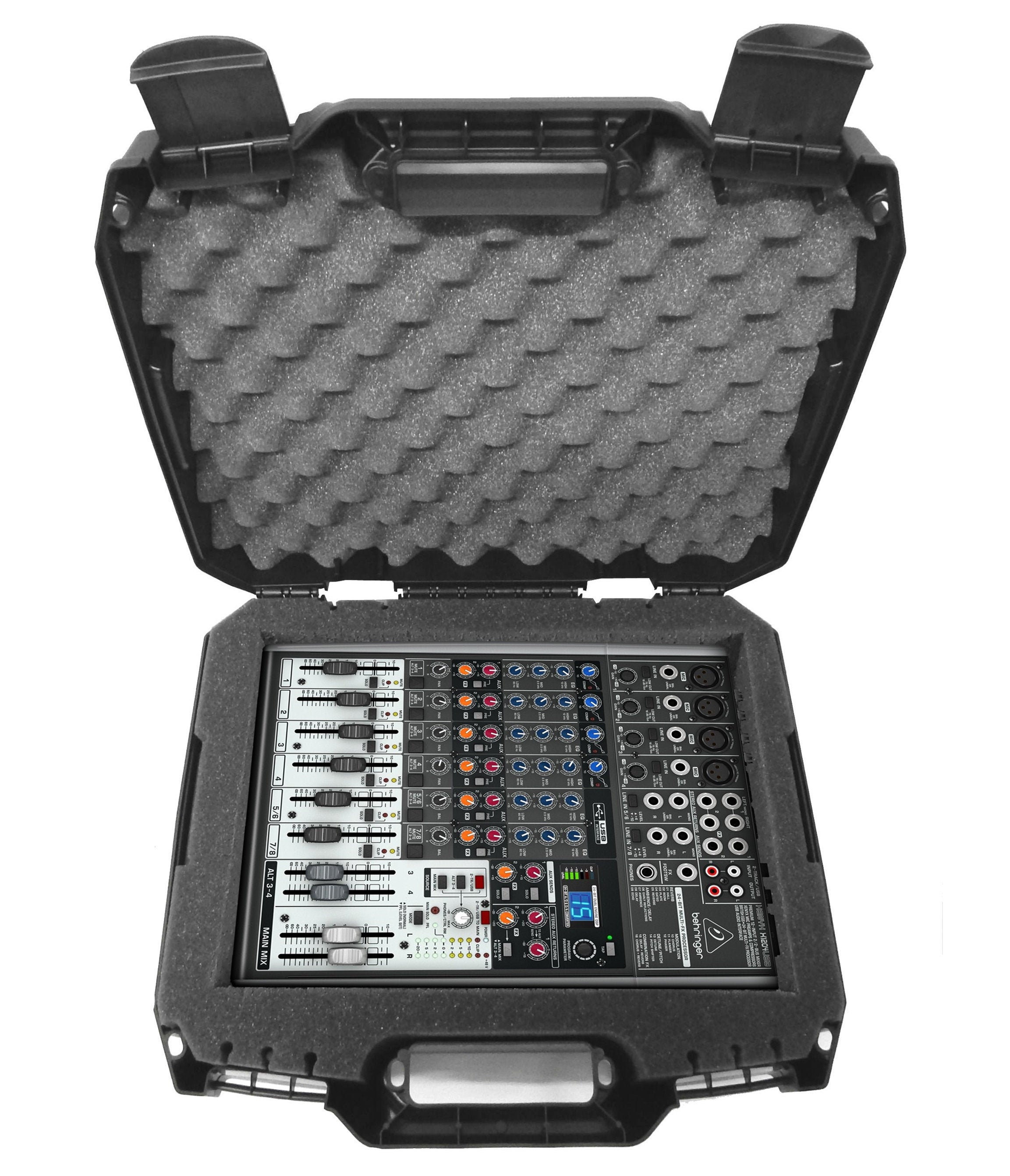 Mg10 Casematix Dj Mixer Travel Case Compatible with Yamaha Mg10xu Mg06 10 Input Stereo Mixer Effects and Cables Mg12 