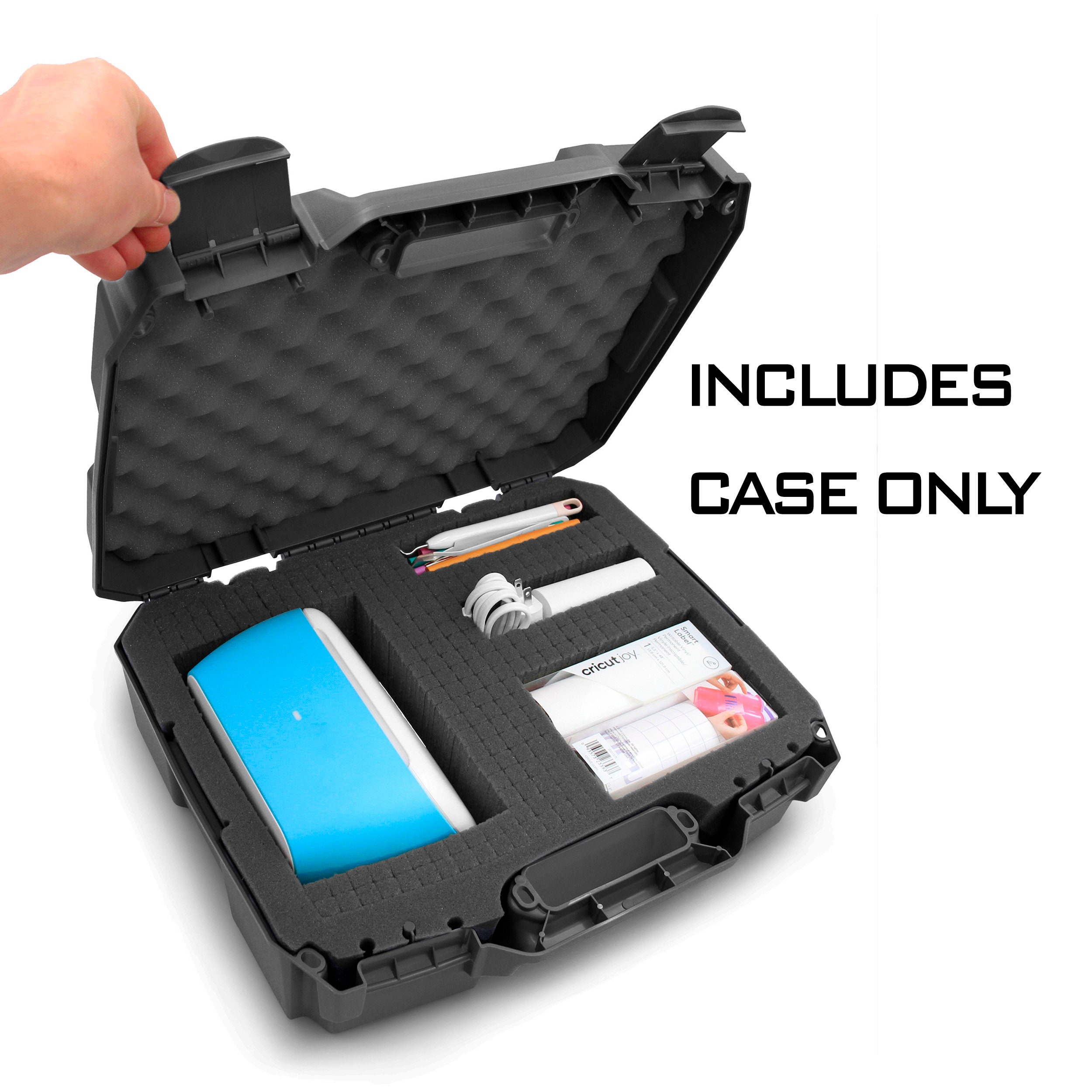 CASEMATIX Hard Travel Case Compatible With Cricut Joy Machine