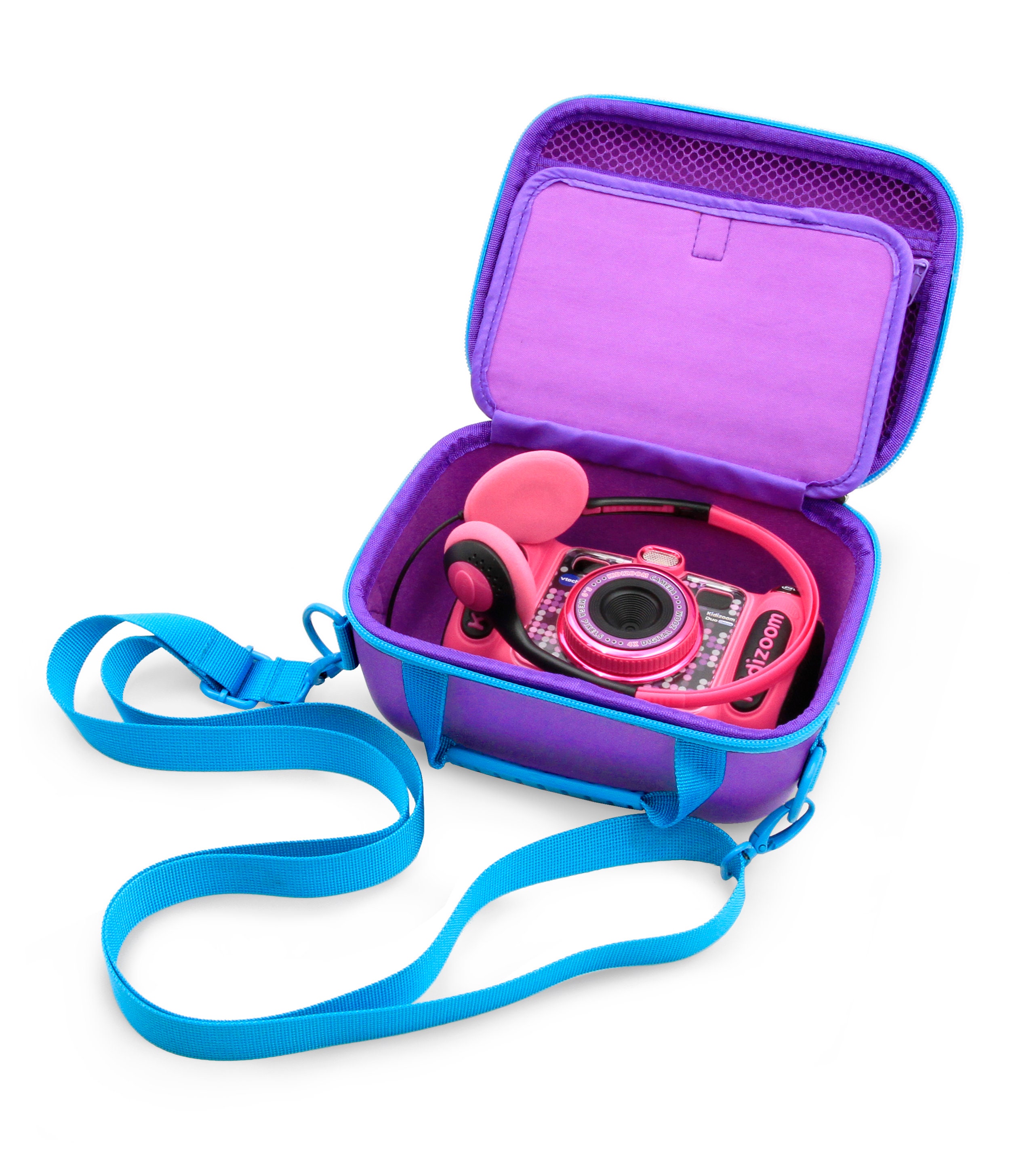  VTech Kidizoom Duo 5.0 Deluxe Digital Selfie Camera with MP3  Player and Headphones, Blue : Electronics