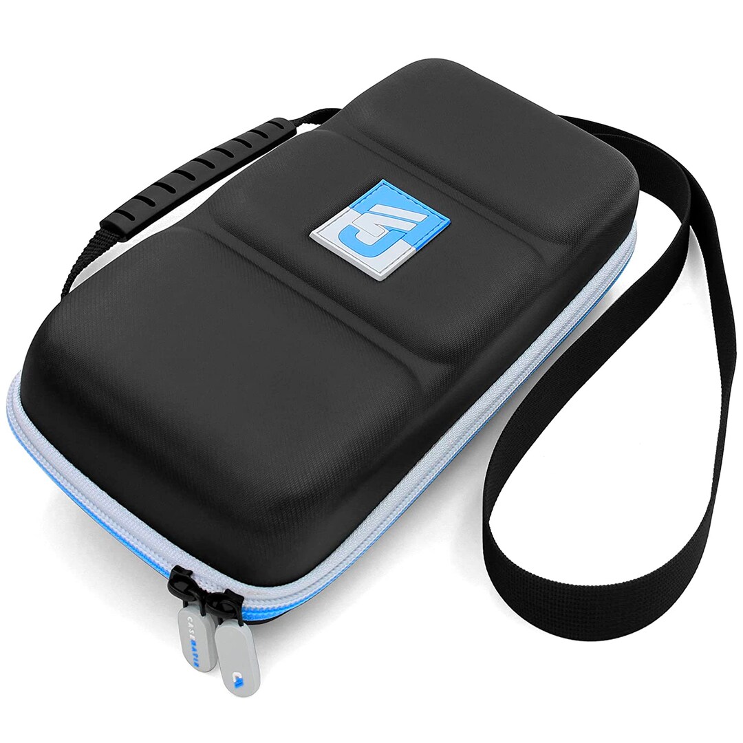 CASEMATIX Travel Case for Nintendo Switch OLED Model With 12 Game Slots, Divider for Screen