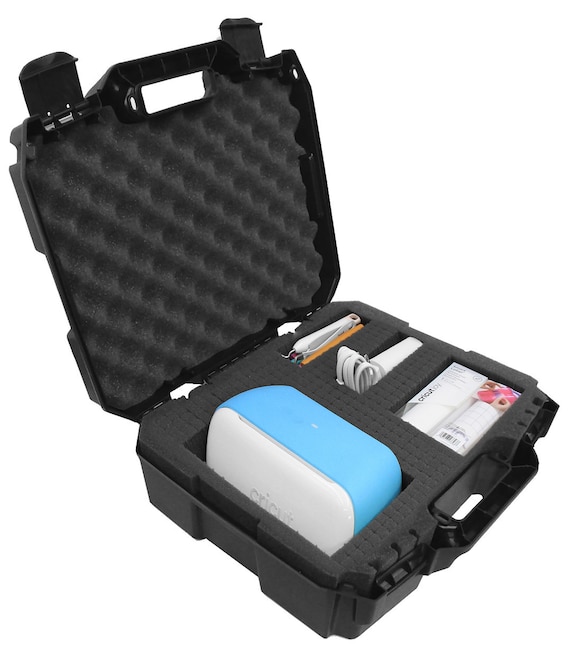 CASEMATIX Hard Travel Case Compatible With Cricut Joy Machine & Accessories  in Customizable Foam Case Only, Black 