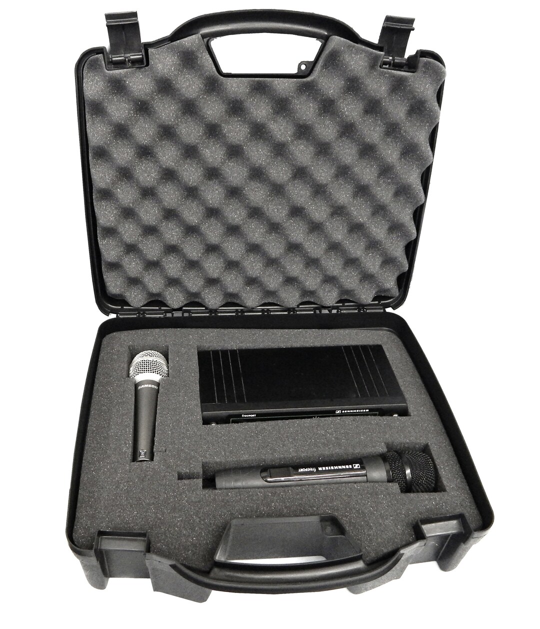 Casematix Wireless Microphone Hard Case Fits Sennheiser , Shure , Audio