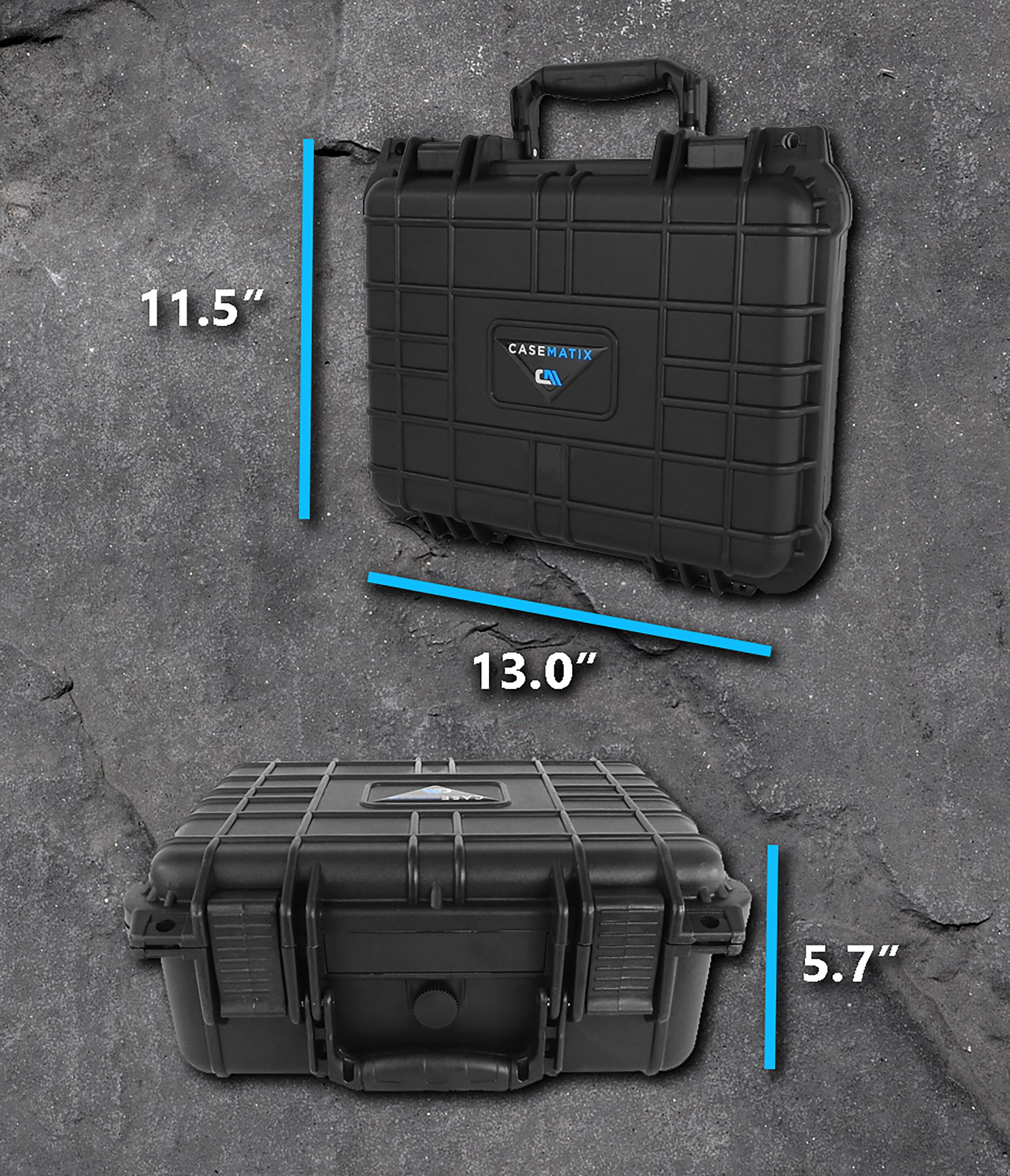 CM 13 Waterproof Acrylic Paint Carrying Case Hard Etsy