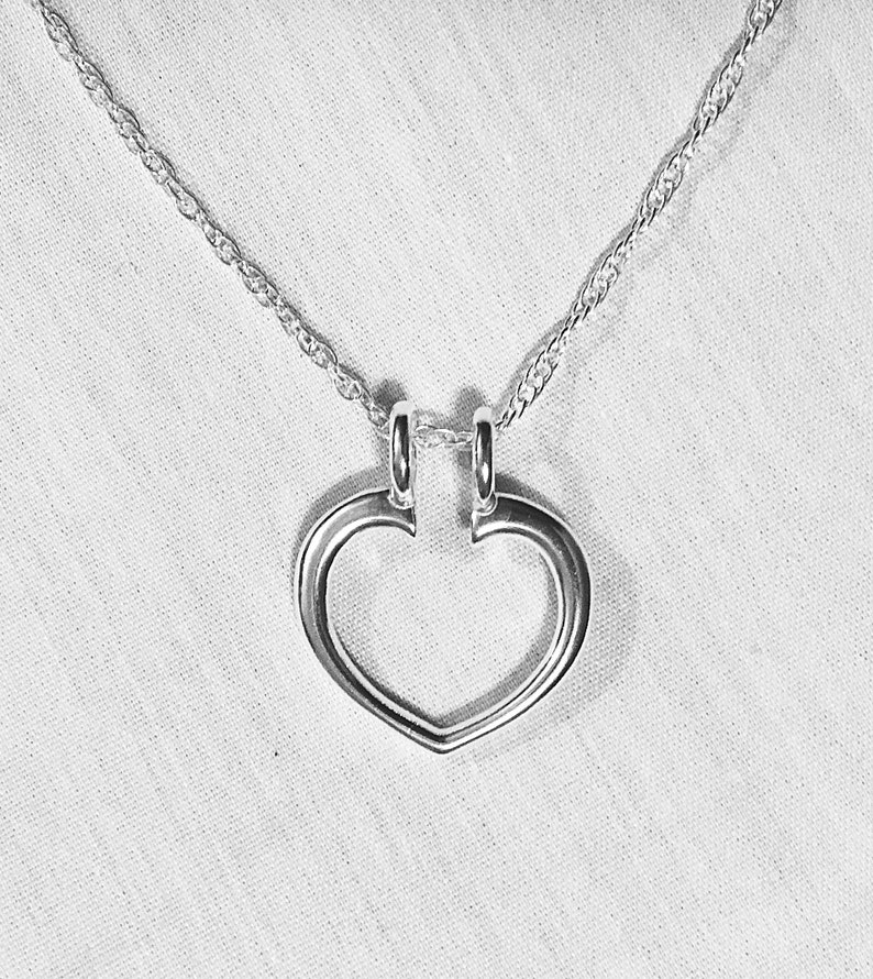 Sterling Silver Ring Holder Necklace Etsy