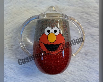 Custom Sippy Cup, Custom Childrens Cup, Kids Cup, Glitter Tumbler, Custom, Personalized, Stainless Steel Tumbler, Steel Glitter Tumbler