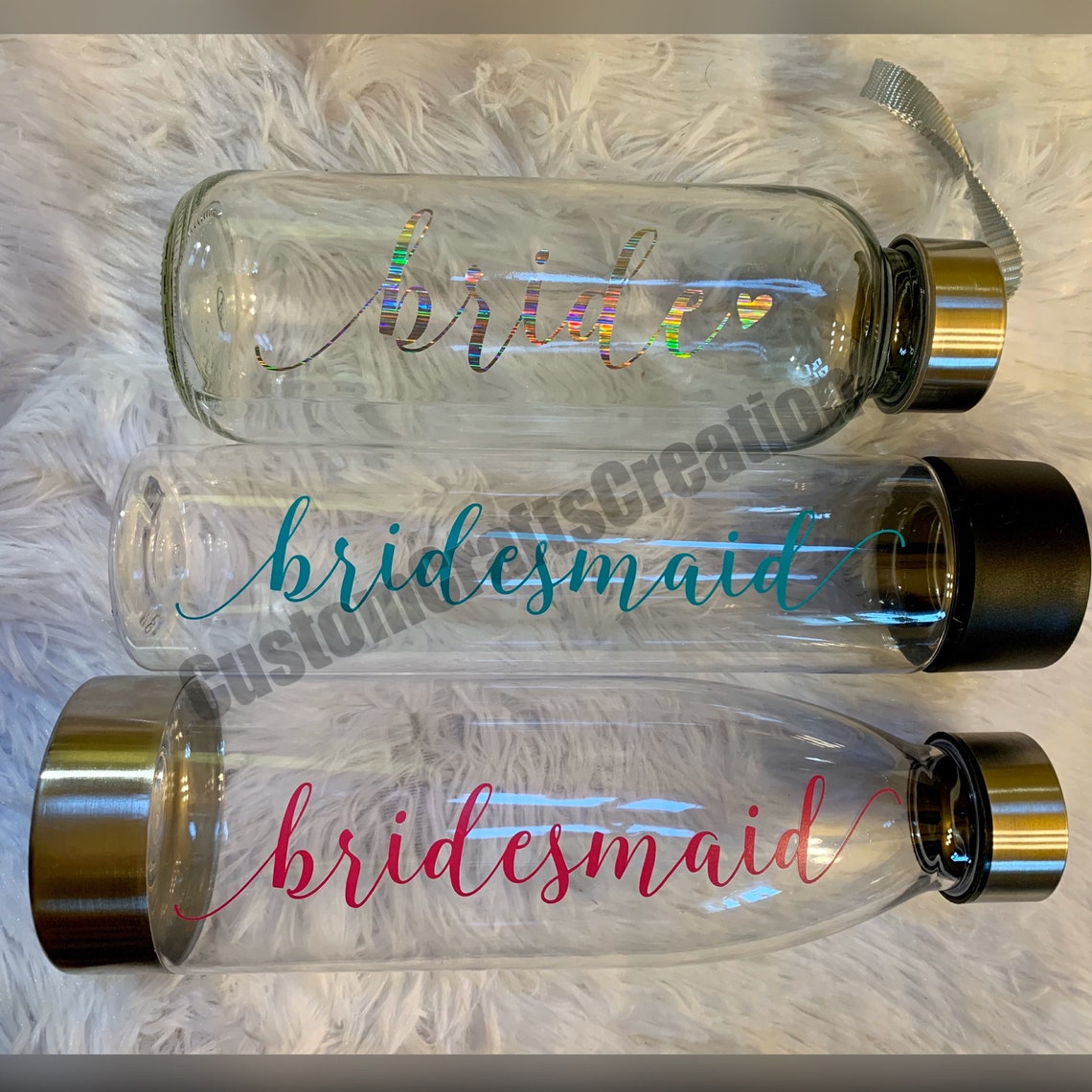 Tumbler Water Bottle 16oz Glass Custom Personalized Etsy