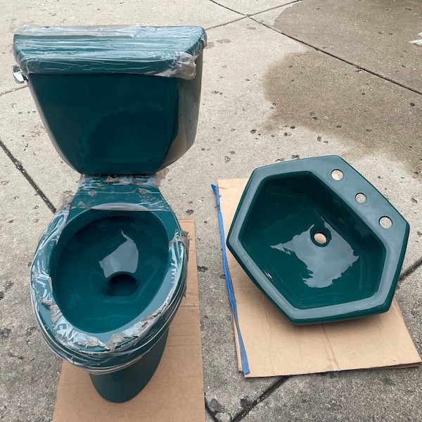 Kohler Green Toilet Etsy