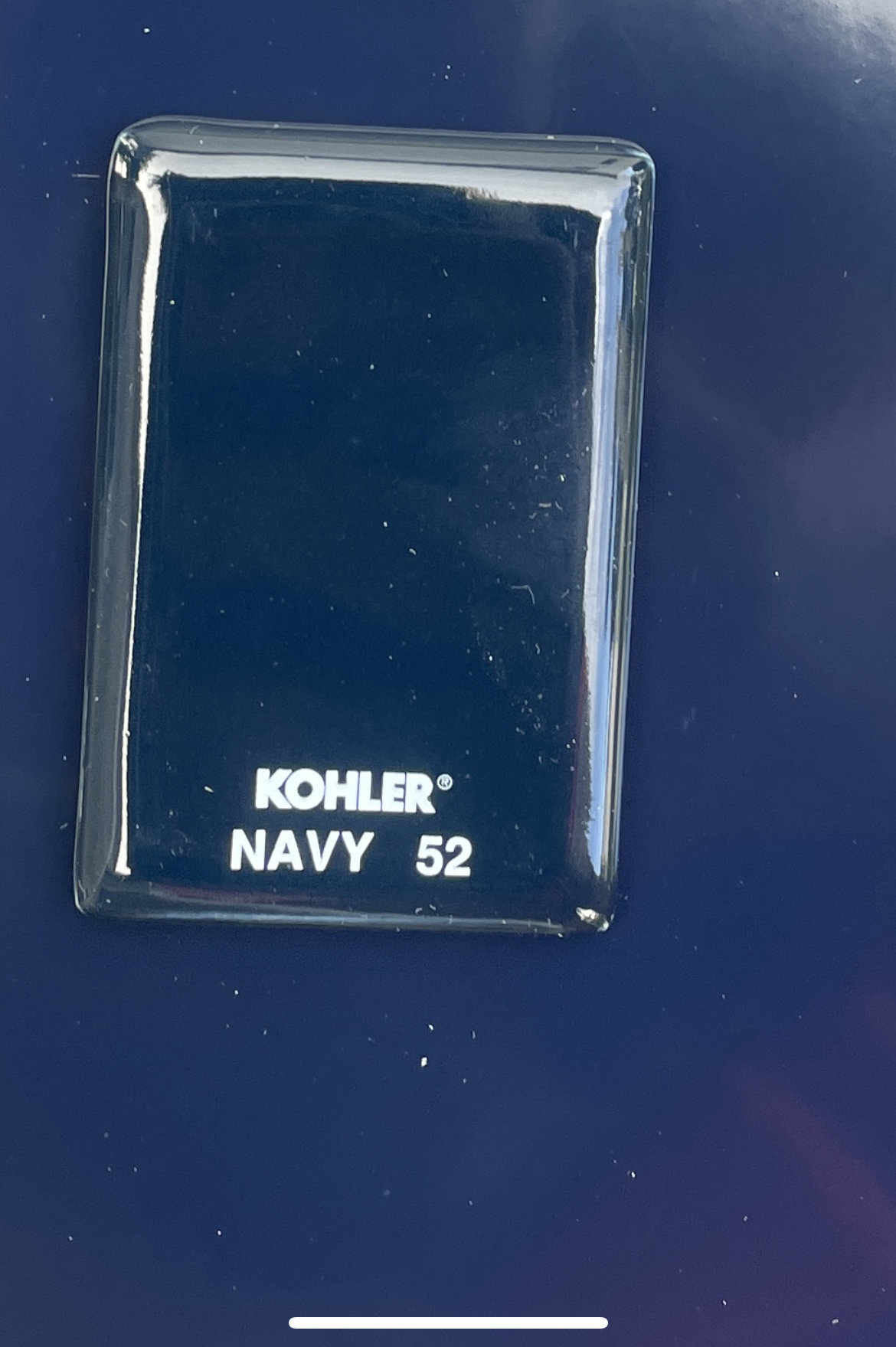 New Kohler Navy Blue K345552 Toilet tank Bowl Comfort Height Pressure