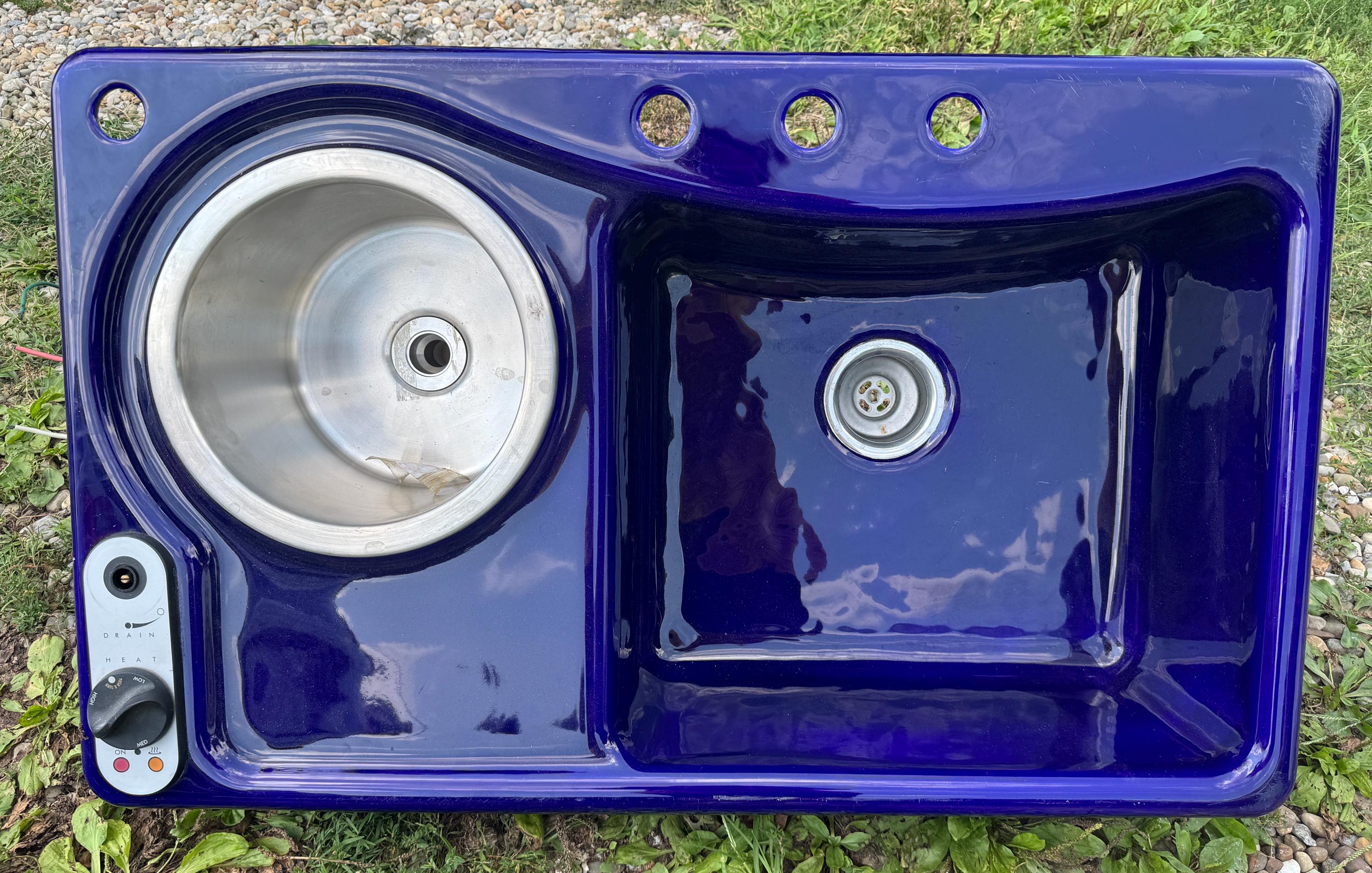 Kohler K5810330 Pro Cook Center Electric Kitchen Sink Cast Iron