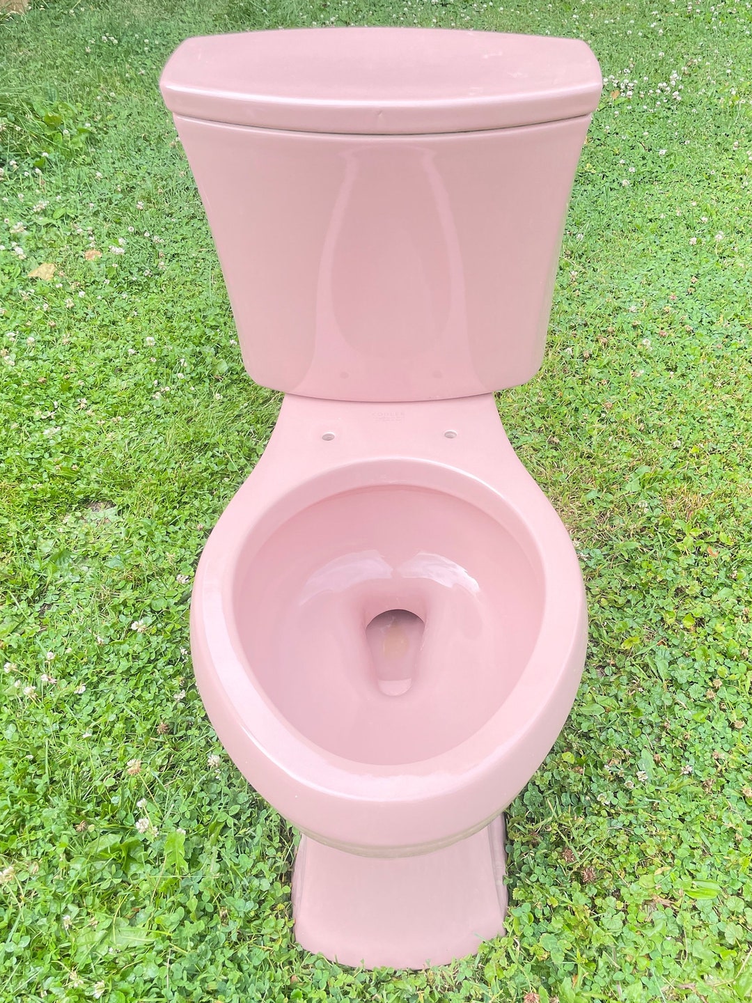Kohler Kelston K375445 Wild Rose pink Chair Height Toilet tank and