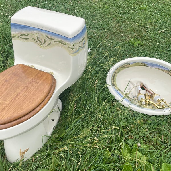Toilet Vintage Kohler Etsy
