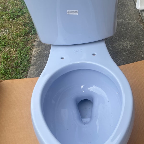 Light Blue Toilet Etsy