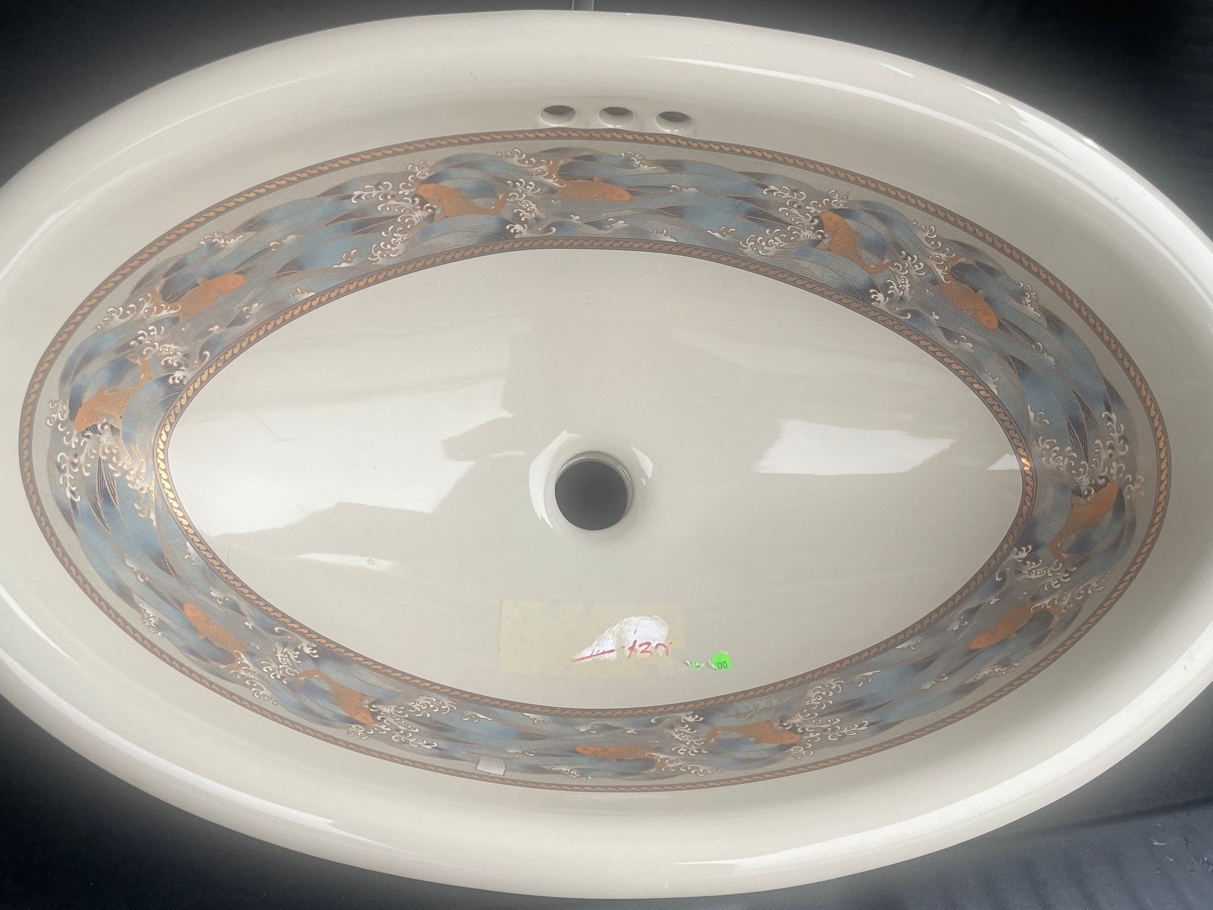 Kohler Koi Dance™ Pond Design on Vintage® Sink K-14272-KD-G9 Artist Edition  NEW - Etsy, image size:2386x1789